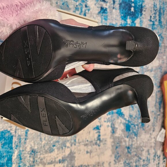 NIB Women's Life Stride Sindie High Heel Fabric Dress Pumps, Black, Size 7.5 - Picture 9 of 9